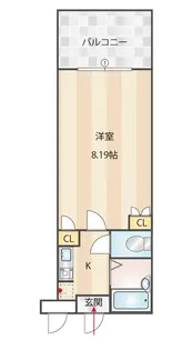 プレシャス博多駅A【10階】の間取り