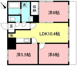 ハイツイケダ【1階】の間取り