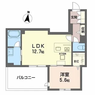インセプション【1階】の間取り