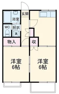 グランハイム東岩槻【2階】の間取り
