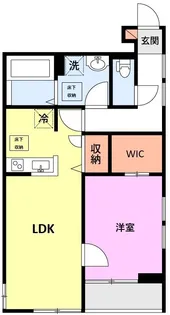 EAST BLUE1【1階】の間取り