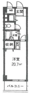 パストラーレ新井【6階】の間取り