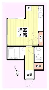 アクシオン中野【1階】の間取り
