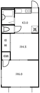 グリーンハイツ【2階】の間取り