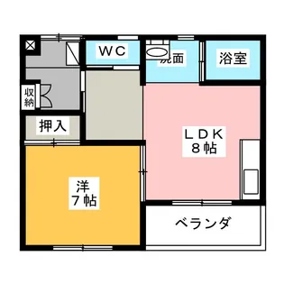 正邦苑 竹ヶ鼻【3階】の間取り