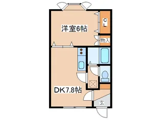 インペリアル花園【2階】の間取り