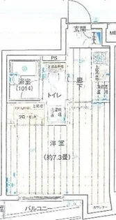 プレール・ドゥーク水天宮【11階】の間取り