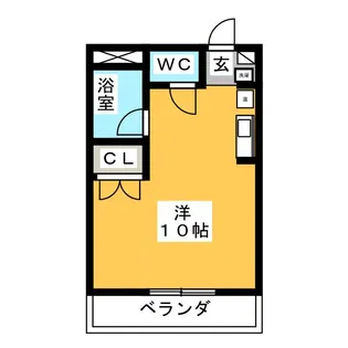 サンライズ霧島【1階】の間取り