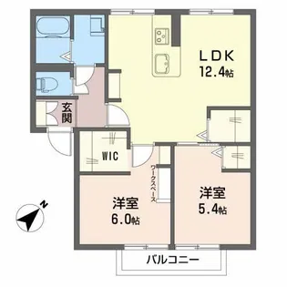 フレグランス天応 C棟【2階】の間取り