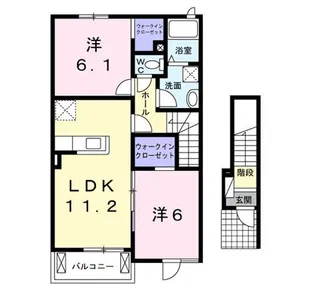 アーバンヒルズ【2階】の間取り