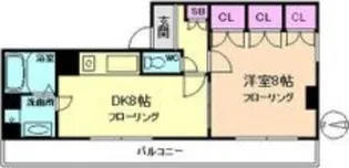 ODESSA北梅田【9階】の間取り