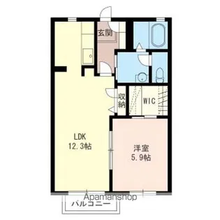 メディオ神栖A【2階】の間取り
