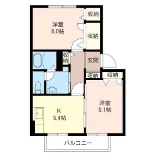 エミネント A【1階】の間取り