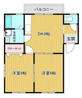 佐々木ハイツ【2階】の間取り