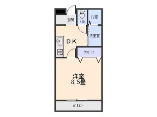 チューリ136【2階】の間取り