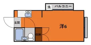 ヴァリューハイツ【2階】の間取り