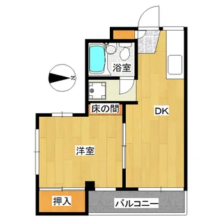 クイーンローズ 301号室【3階】の間取り