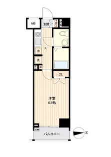 東京都練馬区大泉町2【マンション】の間取り