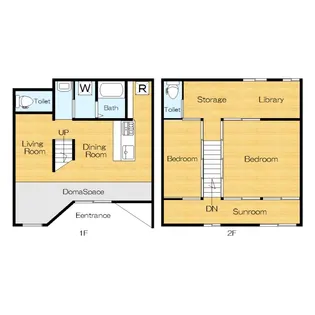 千葉県館山市国分【一戸建】の間取り