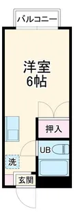 メゾネ鳳【2階】の間取り