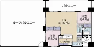 プレミアムコート浦添勢理客【14階】の間取り
