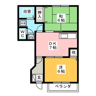 パークヒルズ A棟【1階】の間取り