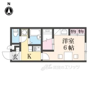レオパレスAKI【2階】の間取り