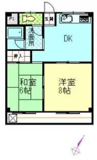 ハイツ峯岸2【2階】の間取り