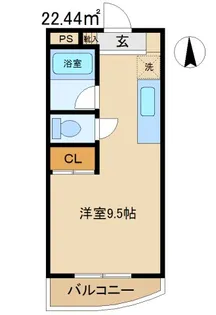 大久保ハイツ【1階】の間取り