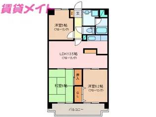 センチュリーハイランド【12階】の間取り