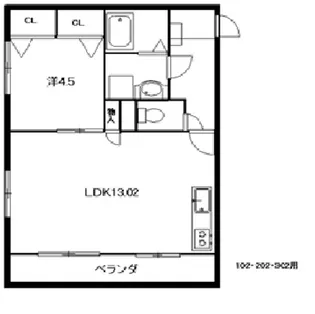 サンヒルズ壱番館【1階】の間取り