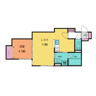 グランツリー倉賀野II【1階】の間取り