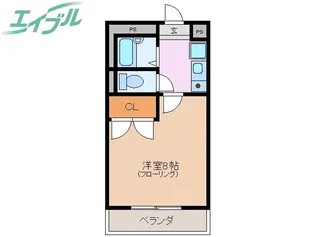 グランハイツ日野【2階】の間取り