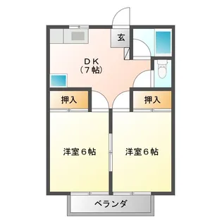サイレンス芸濃【1階】の間取り