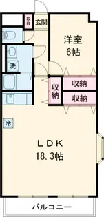 大島マンション1【2階】の間取り