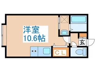 リバーデンス50【1階】の間取り