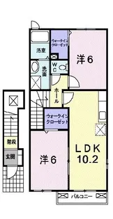 アーバンプラシードII【2階】の間取り