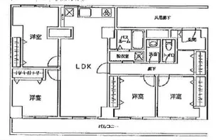 フェリス辰巳台【3階】の間取り