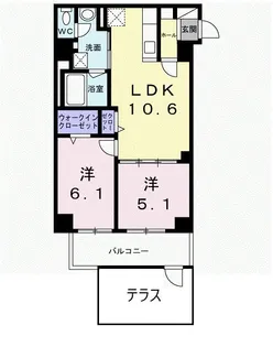 九条3丁目マンション(027477101)【1階】の間取り