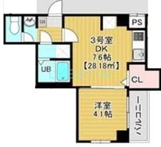 ステイビルII【8階】の間取り