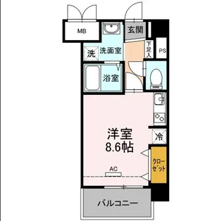 Chula Vista Casa Daido【6階】の間取り
