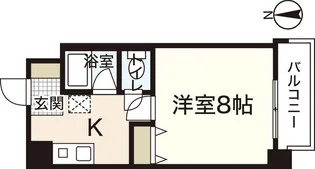 アヴァンセ中筋II【3階】の間取り