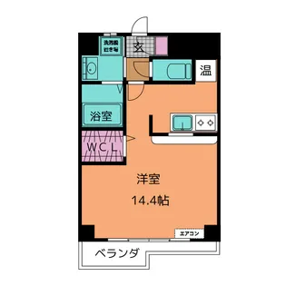 ラ・メゾン・ド・ヴェール【3階】の間取り
