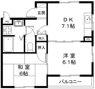 Scuderia鷹飼北【1階】の間取り