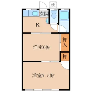 エスポワール新栄【1階】の間取り