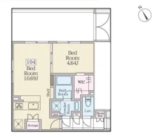 ReveResidence三軒茶屋 レーヴレジデンス三軒茶屋【1階】の間取り