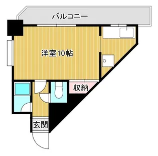 クロスロード永田【2階】の間取り