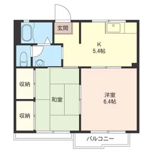 GRACE IIDA【2階】の間取り