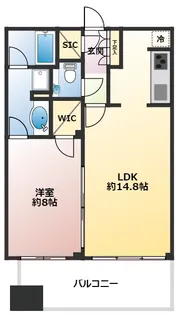 ナビューレ横浜タワーレジデンス【23階】の間取り
