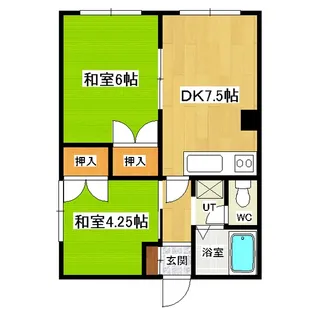 コーポにいもと【2階】の間取り